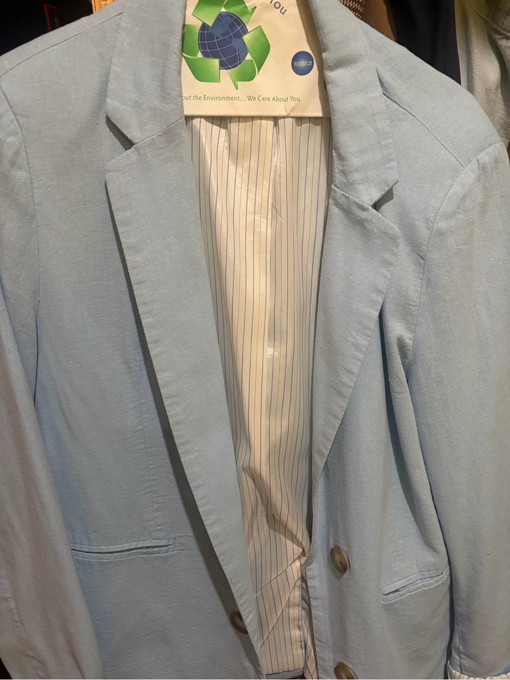 Tahari Light Blue Women's Blazer